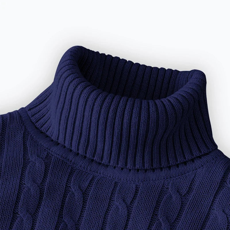Kingsley Cable Roll-Neck